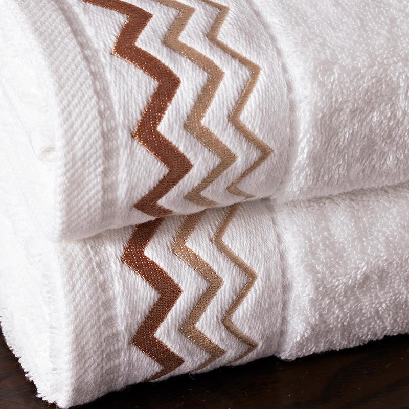 Cheap Hotel Embroidered Spa Hotel 32 Bathroom White Cotton Bath Towel