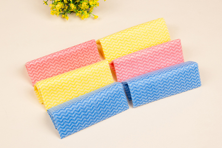 Clean kitchen steam rag non-woven corrugated cleaning cloth